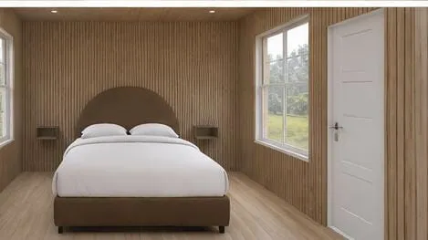 Box modular de 1 cama de 2 plazas
