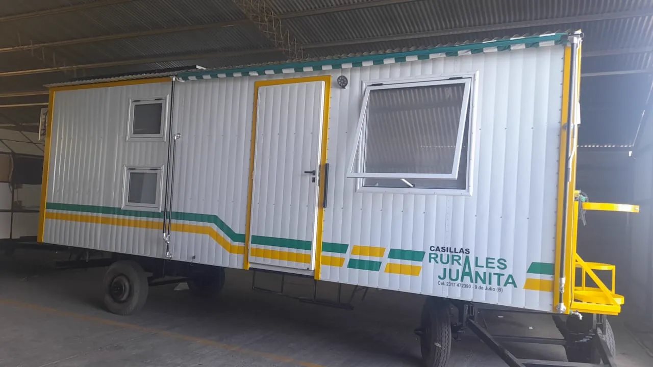 Box modular terminado en el taller de planta