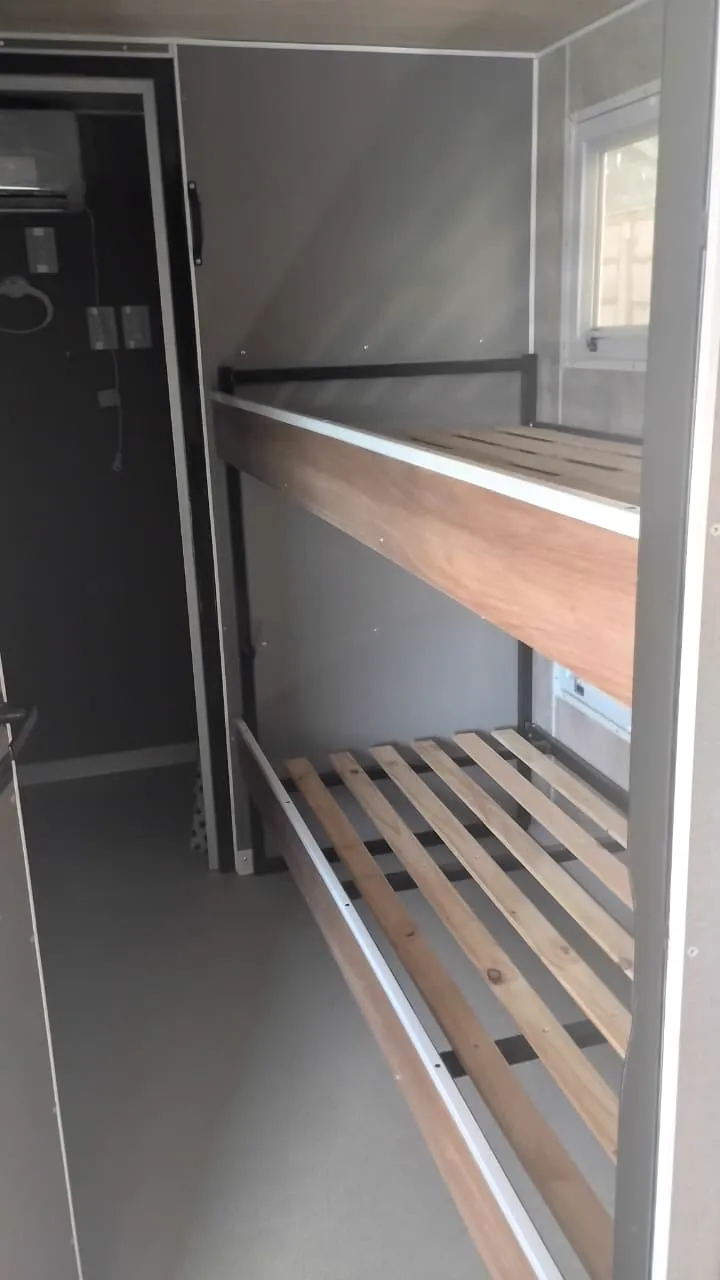 Dormitorio de la casilla rural